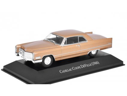 Cadillac Coupe DeVille 1966 1:43 - DeAgostini časopis s modelem BAZAROVÉ ZBOŽÍ  Cadillac Coupe De Ville 1966 - kovový model auta