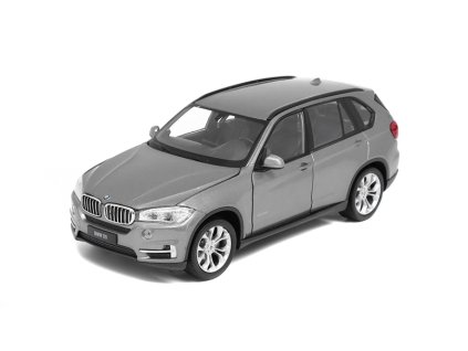 BMW X5 F15 šedá 1:24 - Welly  BMW X5 - kovový model