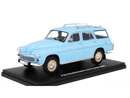 FSO Warszawa 223 Kombi 1965 1:24 - Nezapomenutelné auta #44 BAZAROVÉ ZBOŽÍ  FSO Warszawa 223 Kombi 1965 - kovový model auta