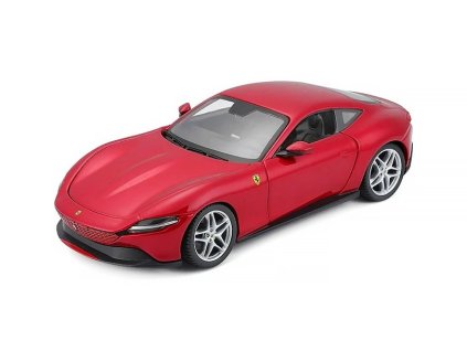 Ferrari Roma 2020 červená 1:24 - Bburago  Ferrari Roma 2020 - kovový model auta