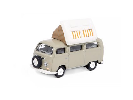 Volkswagen T2a Camper 1962 1:87 - Schuco  VW T2 Campingbus 1962 - kovový model auta