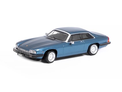 Jaguar XJS V12 1984 modrá 1:64 - BM Creations  Jaguar XJ-S V 12 1984 - kovový model auta