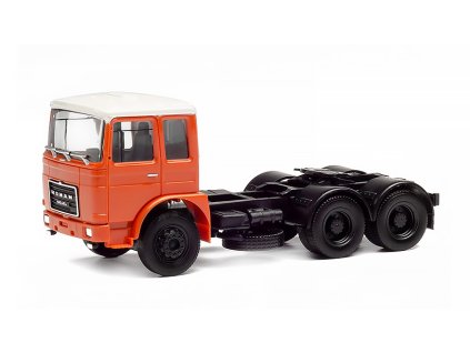 Roman Diesel 6x4 oranžová 1:87 - Herpa  Roman Diesel Zgm 6x4 - sběratelské auto 1/87