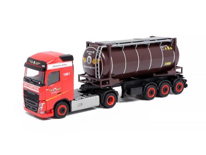 Volvo FH GL Výměnný kontejner Den Hartog 1:87 - Herpa  Volvo FH Výměnný kontejner Den Hartog - kovový model auta