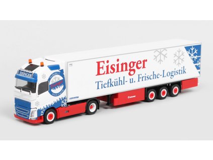 Volvo FH GL XL Eisinger 1:87 - Herpa  Volvo FH Globetrotter XL Eisinger - kovový model auta