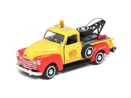 Chevrolet 3100 Pick-up Tow Truck 1:43 - Cararama  Chevrolet C 3100 Pick-up Odtahový Vůz  - kovový model auta