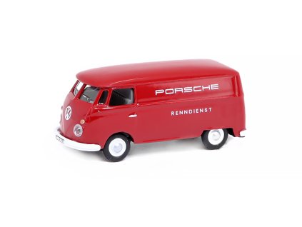 Volkswagen T1 "Porsche" závodní servis 1:87 - Schuco  VW T1 Porsche závodní servis - kovový model auta