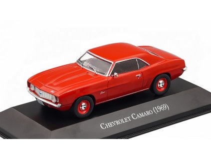 Chevrolet Camaro 1969 1:43 - DeAgostini časopis s modelem  Chevrolet Camaro ZL1 Coupe 1969 - kovový model
