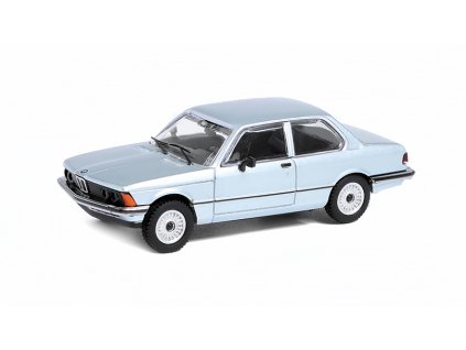 BMW 323i (E21) 1975 modrá 1:87 - Minichamps  BMW 323i E21 1975 1/87 - kovový model auta