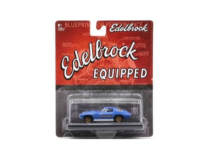 Chevrolet Corvette 427 #03 Edelbrock 1966 1:64 - M2 Machines  Chevrolet Corvette 427 No.03 Edelbrock - kovový model auta