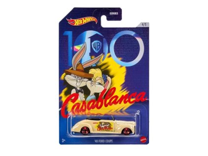 Ford Coupe 1940 Warner Bros 1:64 - Hot Wheels  40 Ford Coupe " 100 Years of Warner Bros." - model auta 1/64