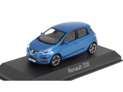 Renault ZOE 2020 modrá 1:43 - NOREV  Renault ZOE 2020 - kovový model auta