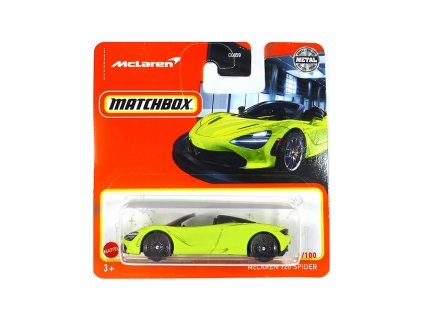 McLaren 720S Spider 2019 1:64 - MATCHBOX  McLaren 720 Spider - model auta