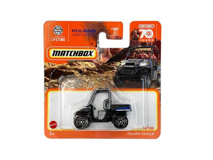 Polaris Ranger 2020 1:64 - MATCHBOX  Polaris Ranger EV 2020 - model auta 1/64