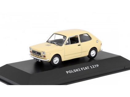 FSO Polski Fiat 127P 1:43 - DeAgostini Legendy FSO časopis s modelem #46  FSO Polski Fiat 127 P - kovový model auta