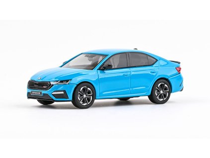 Škoda Octavia IV RS 2020 Modrá Orbit 1:43 - ABREX  Škoda Octavia 4 - kovový model