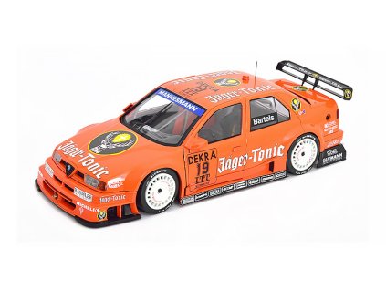 Alfa Romeo 155 V6 TI DTM/ITC #19 Jager-Tonic Racing 1:18 - WERK83  Alfa Romeo 155 V6 TI DTM/ITC No.19 Jager Racing - kovový model auta z časopisu Superkary - Superauta