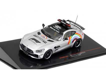 Mercedes-Benz AMG GT-R Safety Car 2020 šedá 1:43 - IXO Models  Mercedes AMG GTR Safety Car 2020 - kovový model auta