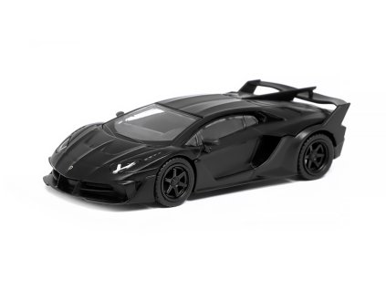 Lamborghini Aventador GT EVO LB-Silhouette 2019 černá 1:64 - MiniGT  Lamborghini Aventador GT EVO LB Works Silhouette 2019 - kovový model auta