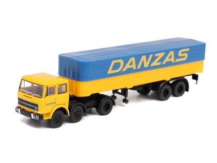 Fiat 691T Danzas s přívěsem 1:87 - Brekina  Fiat 691-T PP-SZ Danzas - model nákladního auta
