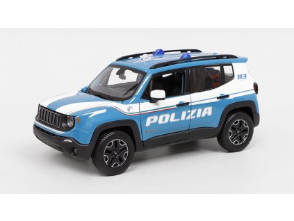 Jeep Renegade Polizia 2017 1:24 - Maisto  Jeep Renegade Policie 2017 1/24 - kovový model auta