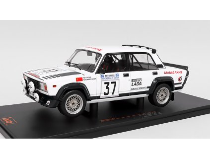 Lada 2105 VFTS #37 Acropolis Rally 1983 H.Ohu / T.Diener 1:18 - IXO Models  Lada 2105 VAZ-2105 VFTS N37 Rallye Acropolis 1983 H.Ohu / T.Diener - kovový model