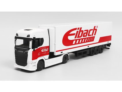 Scania S730 Highline tahač s přivesem "Eibach" 1:43 - Bburago  Scania S 730 Highline - kovový model