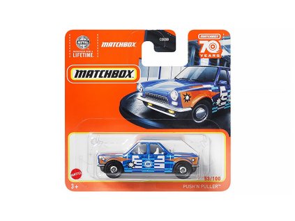 Push'n Puller 1:64 - MATCHBOX plastový blistr  Push n Puller - model auta