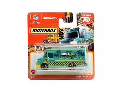 Chow Mobile II 1:64 plastový blistr - MATCHBOX  MBX Chow Mobile 2 - Lehký nákladní automobil - model auta