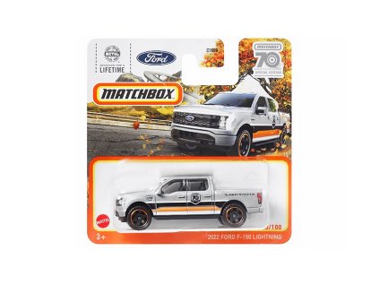 Ford F-150 Lightning 2022 1:64 plastový blistr - MATCHBOX  Ford F 150 Lightning 2022 - model auta