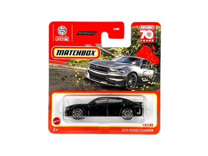 Dodge Charger 2018 1:64 - MATCHBOX  Dodge Charger - model auta