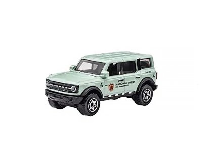 Ford Bronco 2021 1:64 - MATCHBOX  Ford Bronco 2021 National Parks Eco Management - model auta