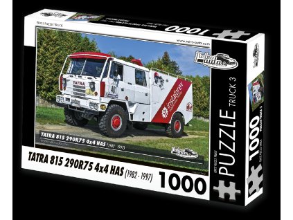 Puzzle Truck č. 3 - Tatra 815 290R75 4x4 HAS 1982-1997 - 1000 dílků  Puzzle Truck č. 3 - Tatra 815 290 R75 4x4 HAS 1982 - 1997 - 1000 dílků
