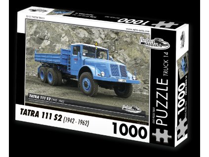 Puzzle Truck č. 14 - Tatra 111 S2 1942-1962 - 1000 dílků  Puzzle Truck č. 14 - Tatra 111 S2 1942 - 1962 - 1000 dílků