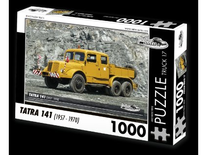 Puzzle Truck č. 17 - Tatra 141 1957-1970 - 1000 dílků  Puzzle Truck č. 17 - Tatra 141 1957 - 1970 - 1000 dílků
