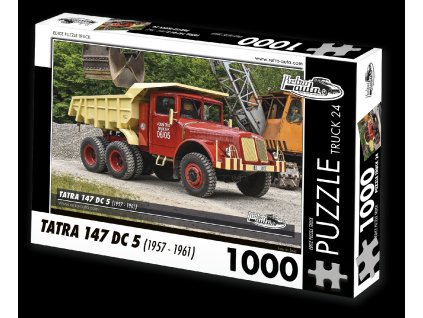 Puzzle Truck č. 24 - Tatra 147 DC 5 1957-1961 - 1000 dílků  Puzzle Truck č. 24 - Tatra 147 DC 5 1957 - 1961 - 1000 dílků