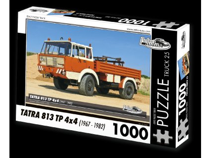 Puzzle Truck č. 25 - Tatra 813 TP 4x4 1967-1982 - 1000 dílků  Puzzle Truck č. 25 - Tatra 813 TP 4x4 1967 - 1982 - 1000 dílků