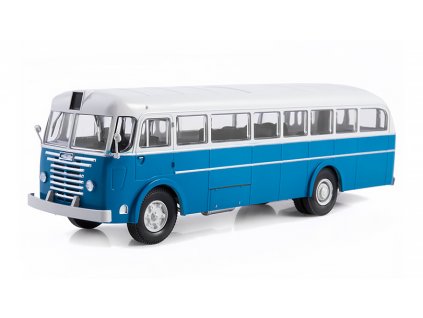 Ikarus-60 autobus 1:43 - MODIMIO - Naše autobusy časopis s modelem #52  Ikarus 60 - model autobusu 1/43