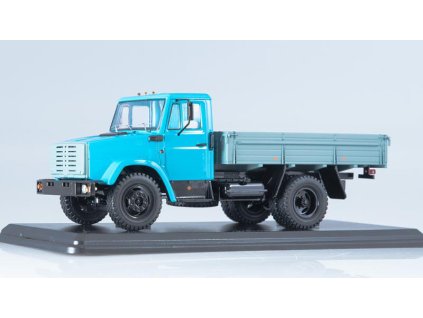 ZIL-4333 modrý 1:43 SSM  ZIL 4333 - kovový model auta