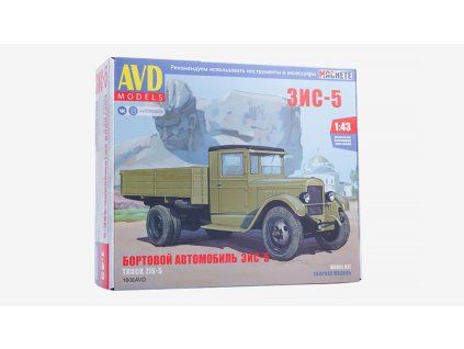 ZIS-5 valník 1:43 - AVD  ZIS 5 - stavebnice AVD