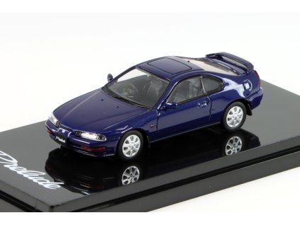 Honda Prelude 2.2 Si-Vtec BB4 modrá 1:64 - Hobby Japan  Honda Prelude - kovový model