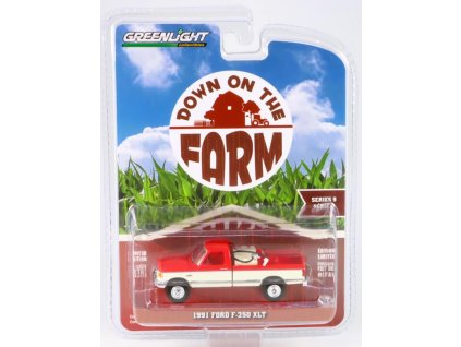 Ford F-250 XLT Pick-up 1991 1:64 - GreenLight  Ford F-250 - kovový model