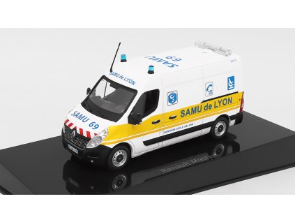 Renault Master sanitka Ambulance SAMU de LYON 2014 1:43 - NOREV  Renault Master - kovový model