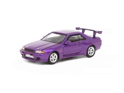Nissan Skyline GT-R R32 fialová 1:87 - Lang Feng Model  Nissan Skyline GTR (R32) - kovový model auta
