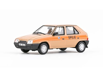 Škoda Favorit 136L 1988 Spoje 1:43 Abrex  Škoda Favorit 136L 1988 Spoje - kovový model auta