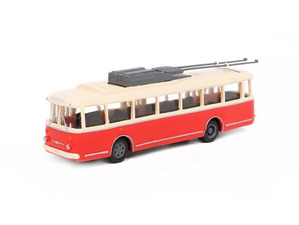 Škoda 9TR Brno trolejbus 1:87 - Ručně vyrobený model  Škoda 9 TR trolejbus Brno - sběratelský model auta