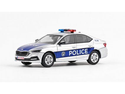 Škoda Octavia IV 2020 Policie Kosovo 1:43 - ABREX  Škoda Octavia 4 Policie - kovový model