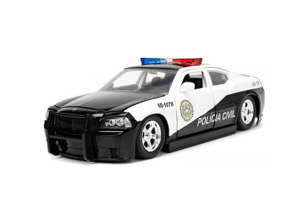 Dodge Charger 2006 Policie z filmu Fast and Furious 1:24 - Jada Toys  Dodge Charger Police - Fast and Furious - model auto 1/24