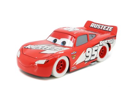 Lightning McQueen Glow Racers #95 1:24 - Jada Toys  Cruising Lightning McQueen No.95 1/24 - kovový model