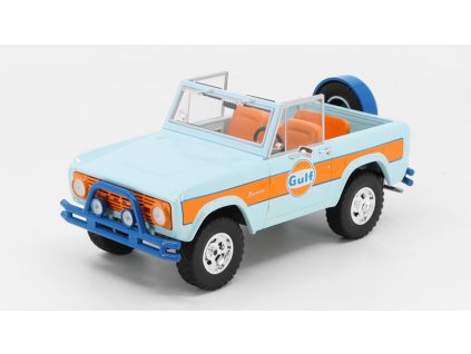 Ford Bronco 1966 Gulf 1:24 - GreenLight  Ford Bronco Gulf Oil 1966 - kovový model